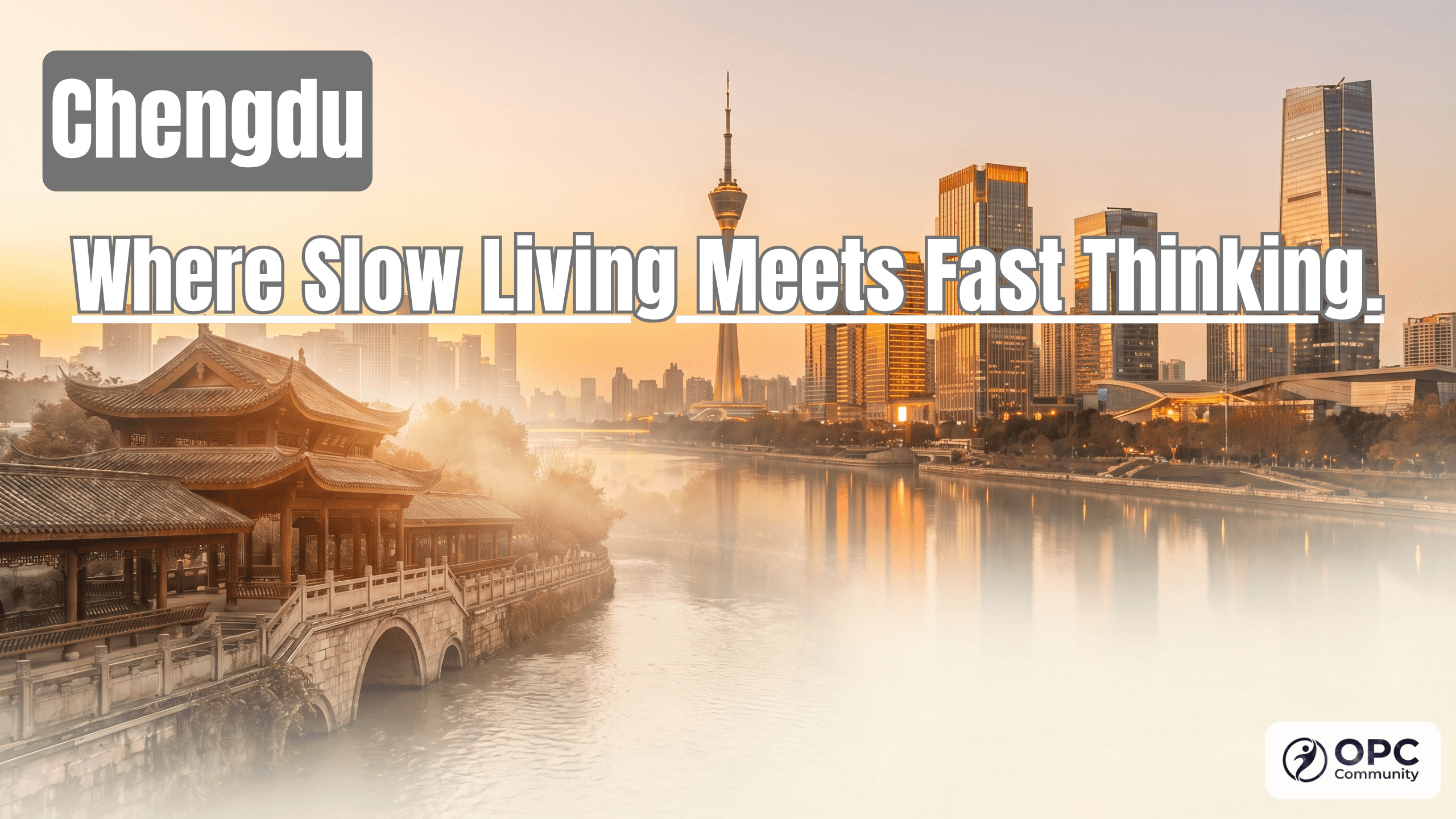Chengdu city skyline