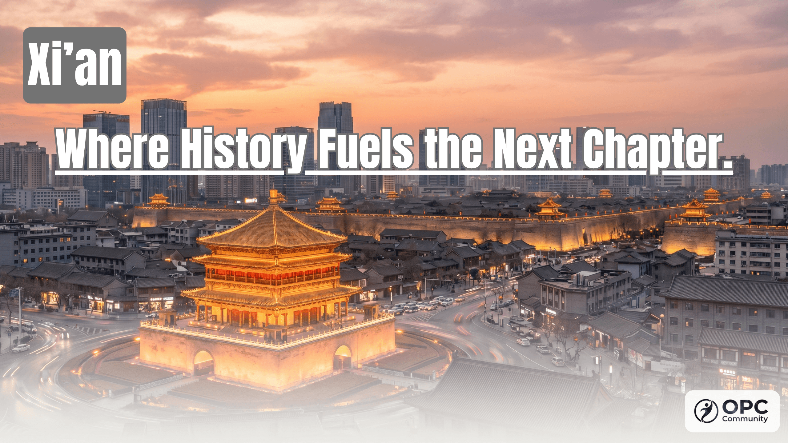 Xi'an city skyline
