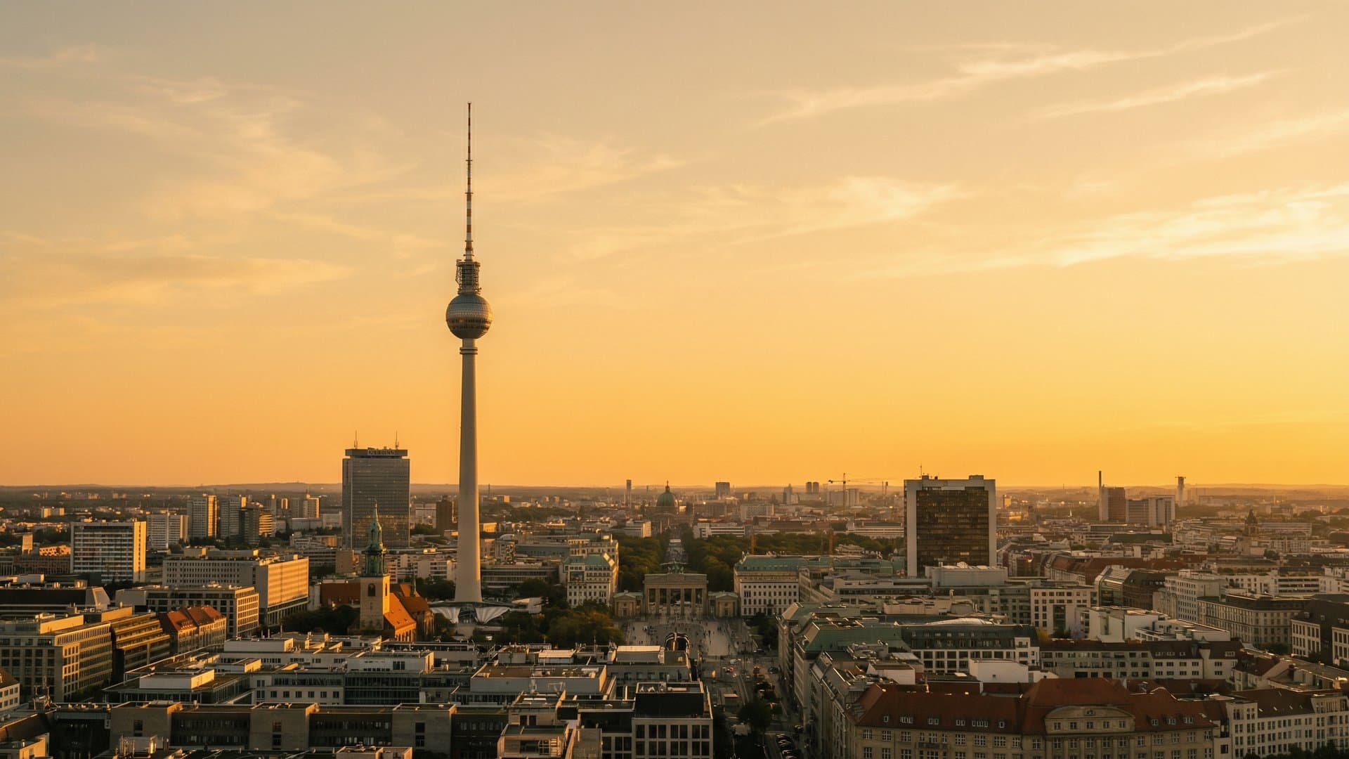 Berlin city skyline