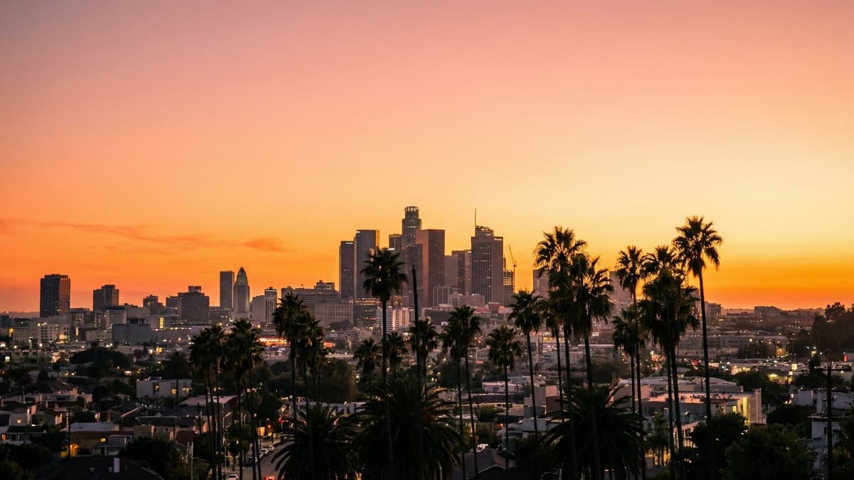 Los Angeles city skyline