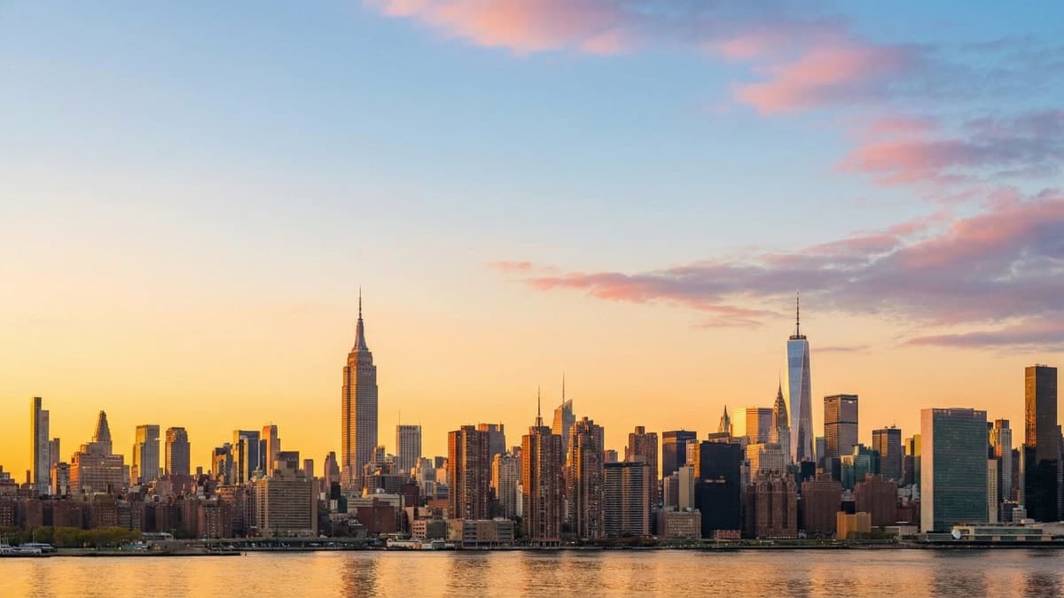 New York city skyline