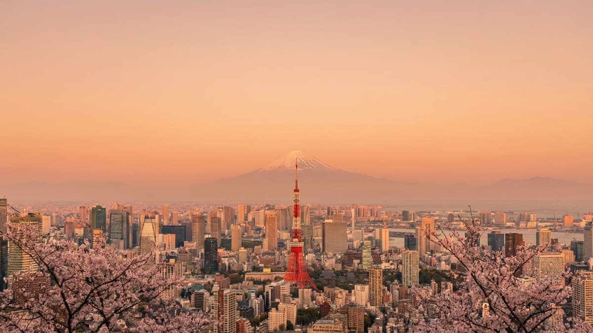 Tokyo city skyline