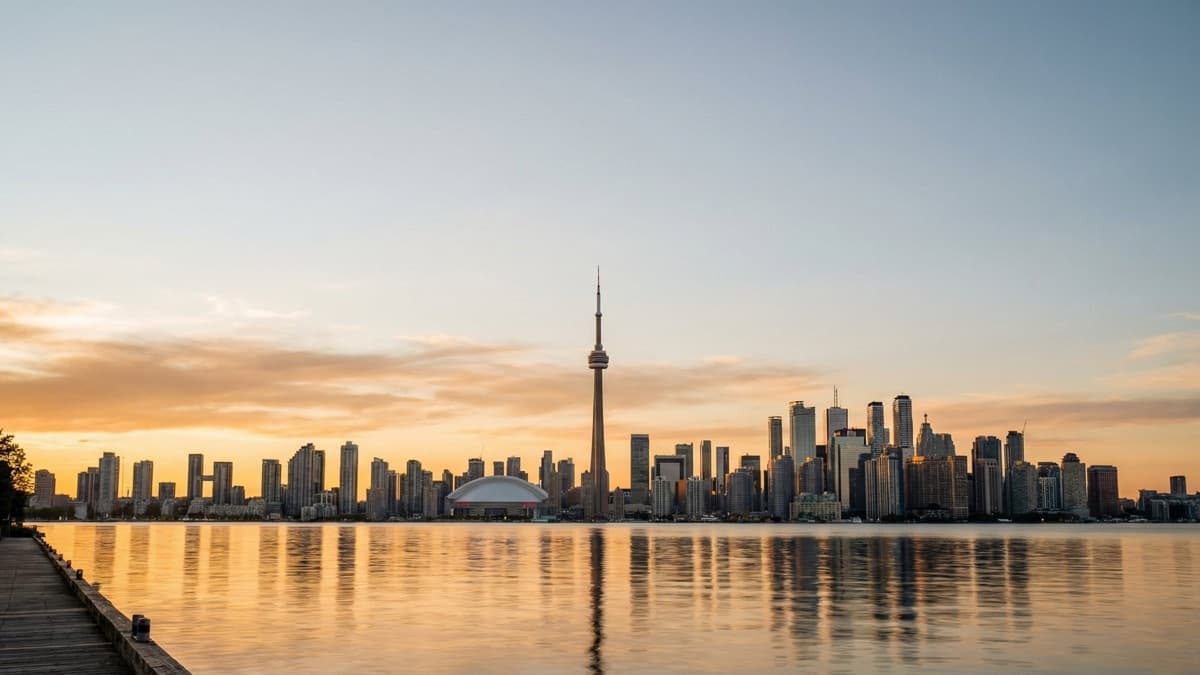 Toronto city skyline
